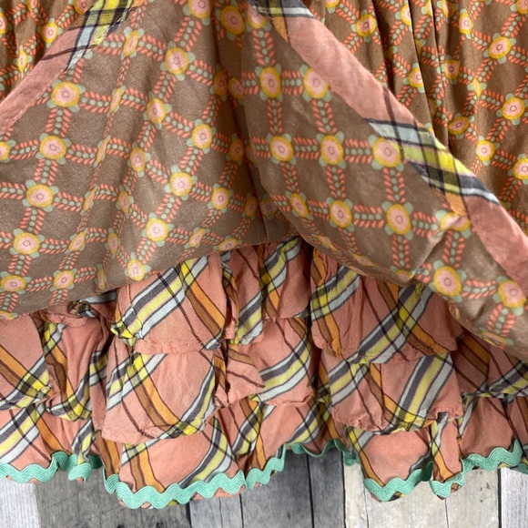 Matilda Jane Pecan Sandy Plaid Skort Size 6 - Picture 7 of 12